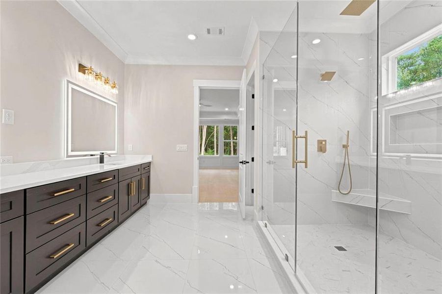 Furnished interior view inside a new home in , Loganville (Image 10).
