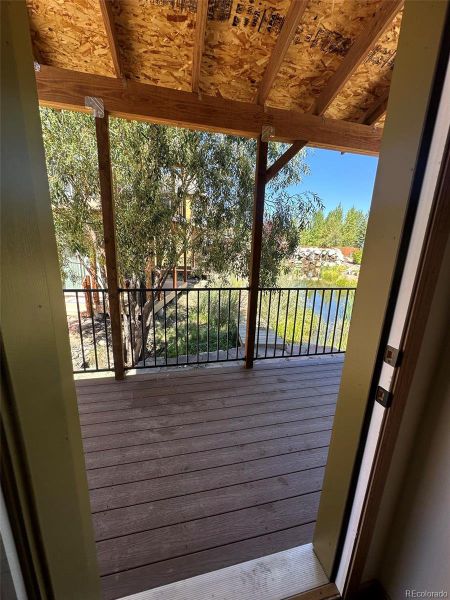 Exterior details and patio area of a home in , Granby (Image 4).