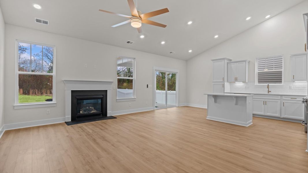 Furnished interior view inside a new home in Iris Meadows, Moore (Image 6).