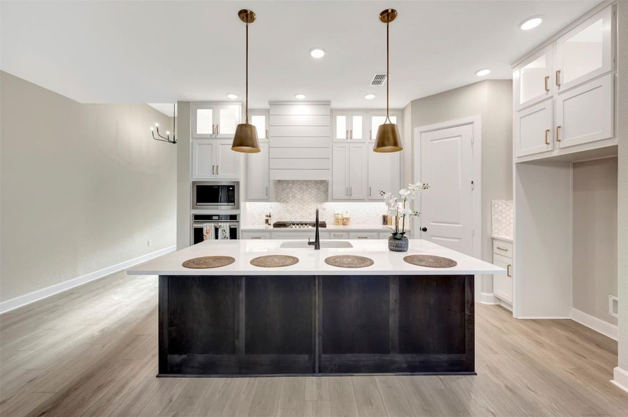 Furnished interior view inside a new home in Grange 45' Homesites, Katy (Image 32).