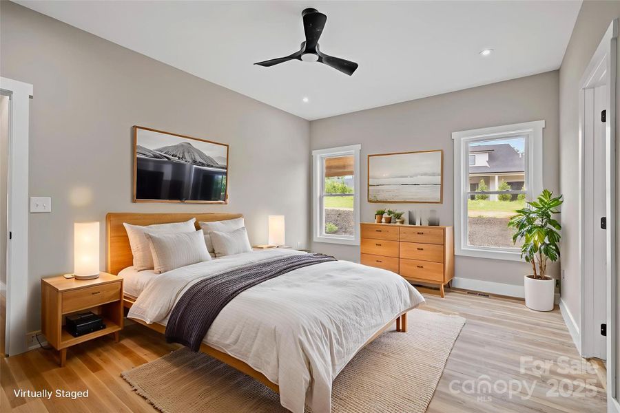 Furnished interior view inside a new home in , Asheville (Image 32).