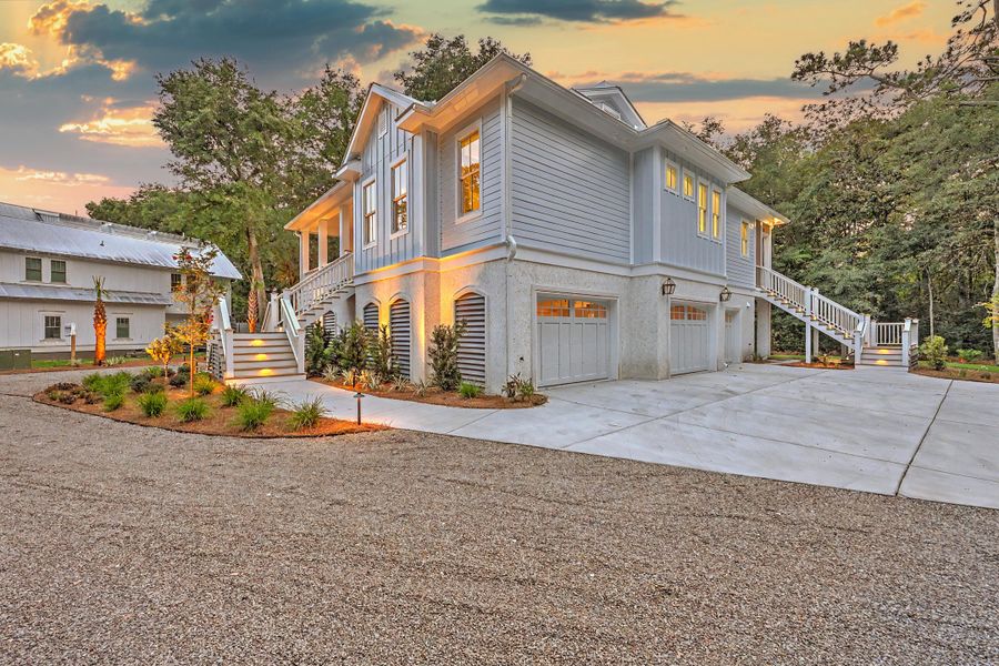 Front exterior of a new home in , Mount Pleasant, SC, highlighting curb appeal (Image 38).
