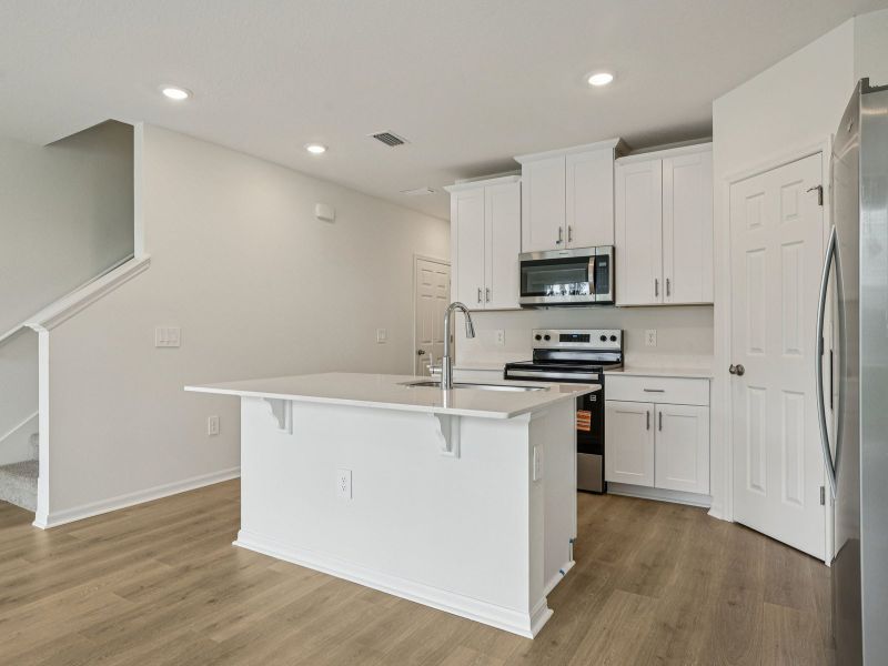 Furnished interior view inside a new home in Cagan Crossings West, Clermont (Image 3). Furnished interior view inside a new home in Cagan Crossings West, Clermont (Image 3).