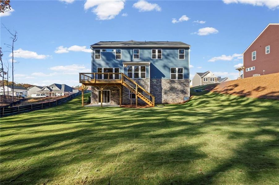 Exterior details and patio area of a home in Pickens Bluff, Hiram (Image 25).