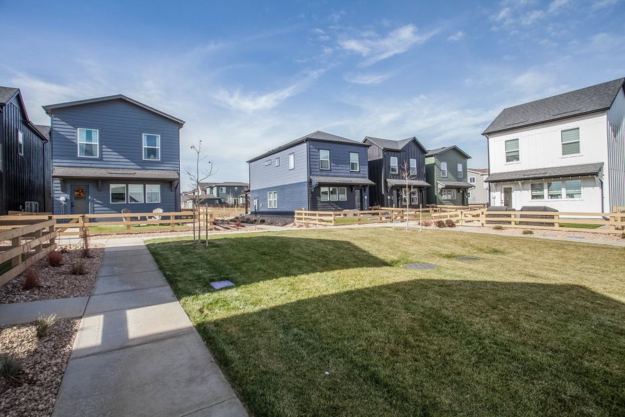 Exterior details and patio area of a home in Bloom, Fort Collins (Image 4).