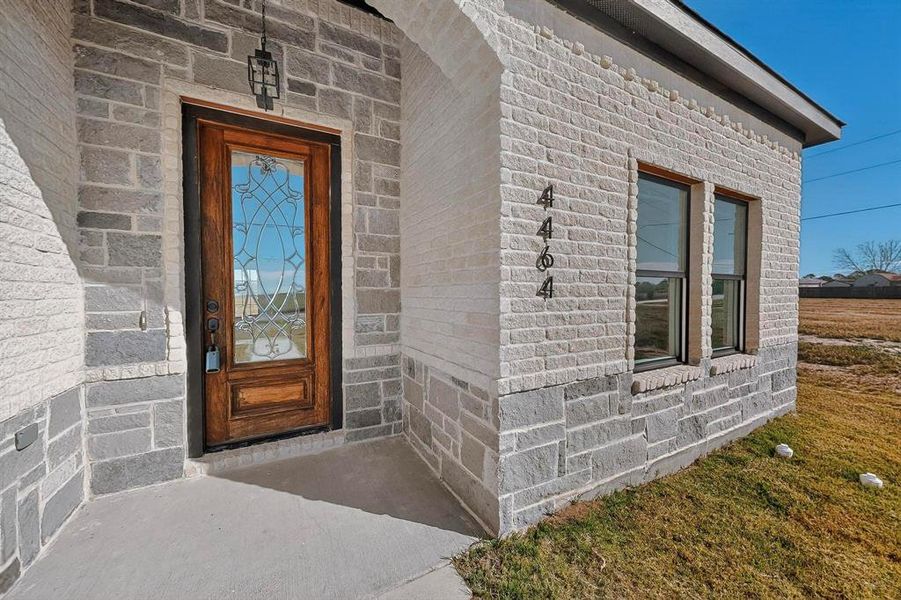 Entrance to property