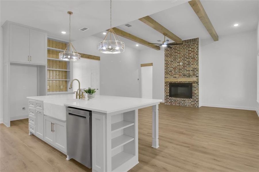 Furnished interior view inside a new home in , Flint (Image 5).