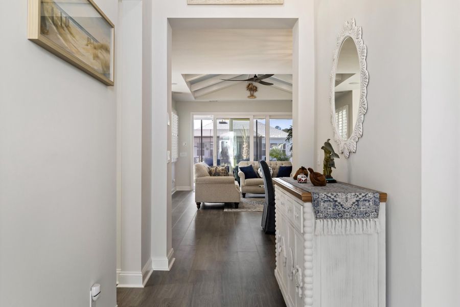 Furnished interior view inside a new home in , Hardeeville (Image 14).