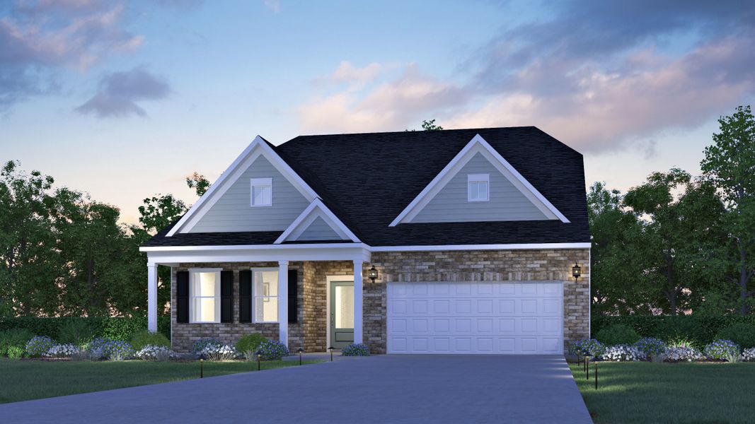Representative exterior photo of a completed home built from the Reedy by Veranda Homes in Foxbank, Gray Court, SC (Image 24).