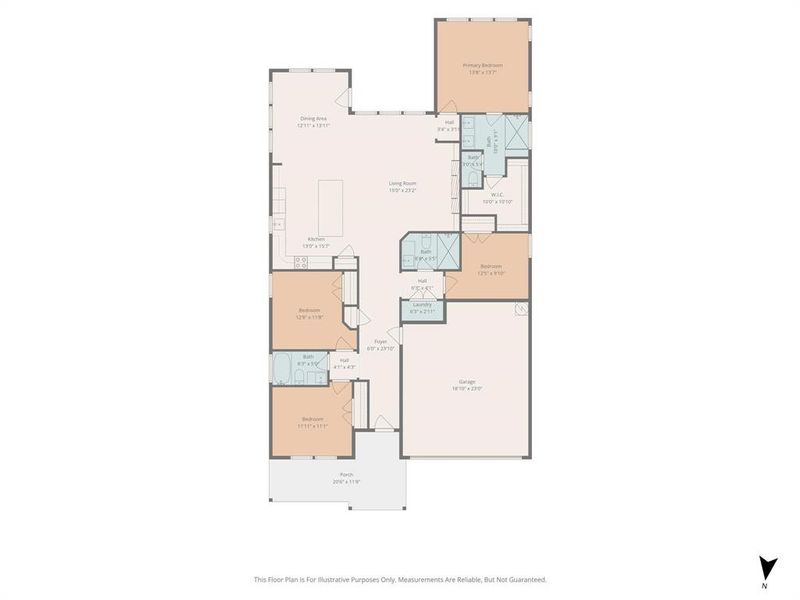 2D floor plan layout of this home in , Fort Worth, TX (Image 5).
