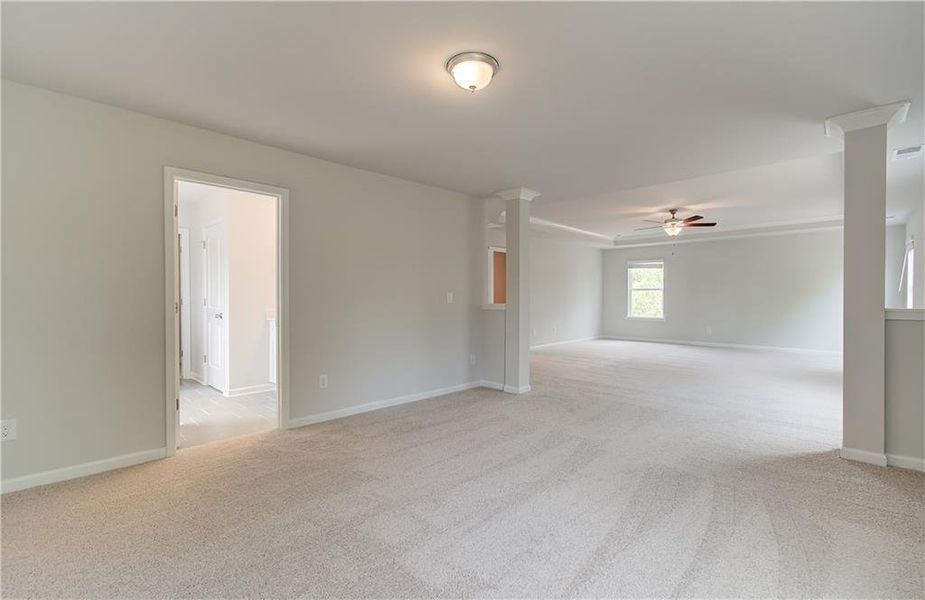 Spacious, unfurnished interior of a new home in Cooper Park, McDonough (Image 23).