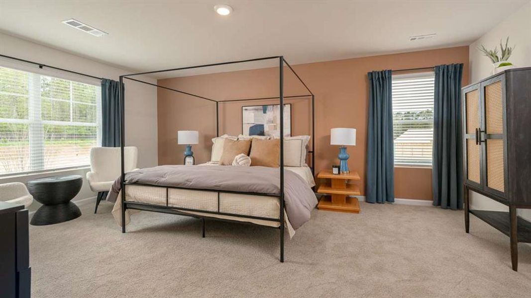 Furnished interior view inside a new home in Harvest Park, Decatur (Image 11).