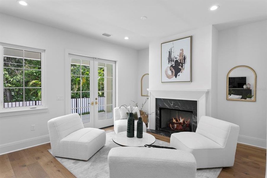 Furnished interior view inside a new home in , Tampa (Image 36). Furnished interior view inside a new home in , Tampa (Image 36).