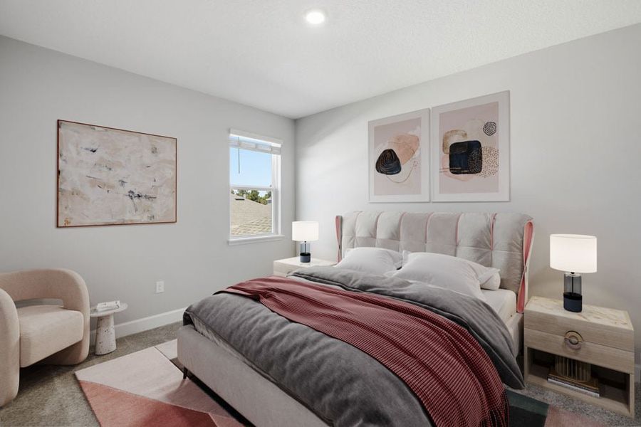 Representative furnished interior of a home built from the Cumberland by Taylor Morrison in Harvest at Ovation, Winter Garden (Image 13).