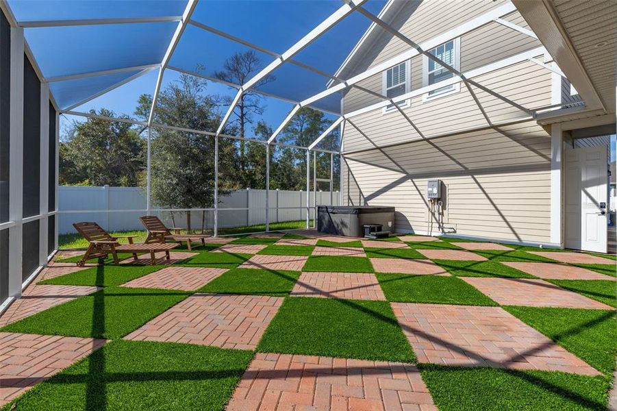 Exterior details and patio area of a home in , Celebration (Image 35).
