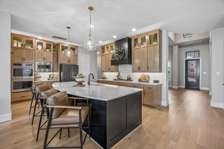 Furnished interior view inside a new home in Prairieland Village - Summit Collection, Cypress (Image 13).