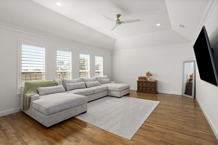 Furnished interior view inside a new home in Bella Crossing, Fort Worth (Image 31).