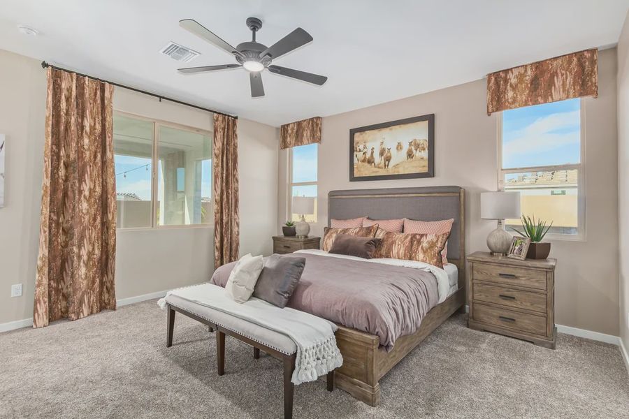Representative furnished interior of a home built from the 2028 by Elliott Homes in Camilo at Santana, Yuma (Image 17).