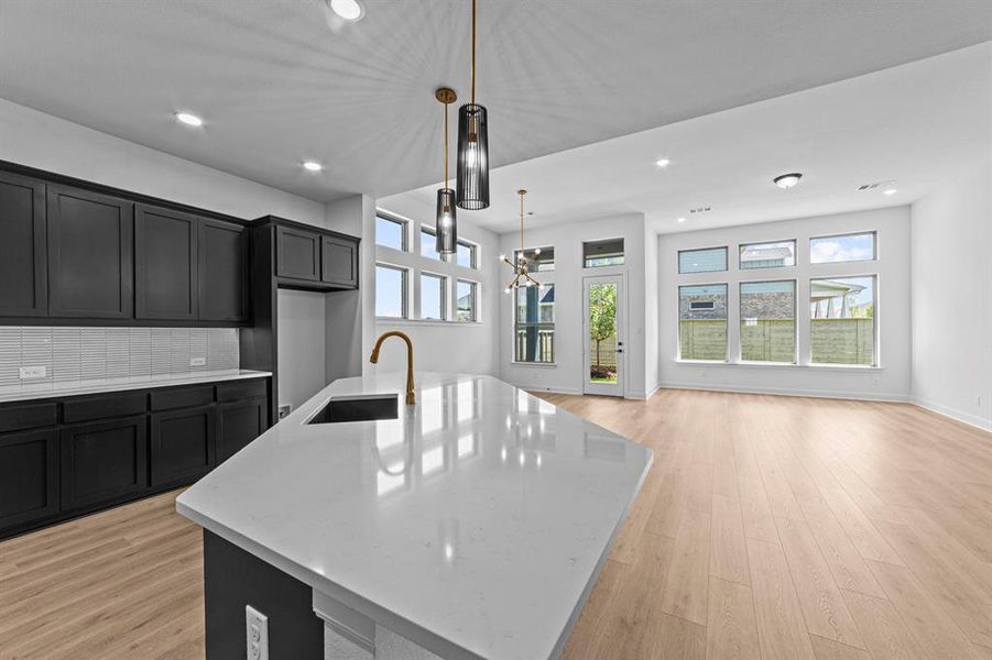 Furnished interior view inside a new home in Treeline, Justin (Image 12).