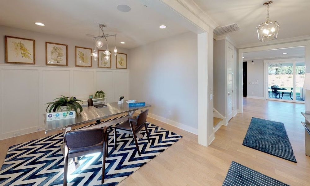 Representative furnished interior of a home built from the Santa Fe Ranch by Classica Homes in McLean - South Shore, Clover (Image 16). Representative furnished interior of a home built from the Santa Fe Ranch by Classica Homes in McLean - South Shore, Clover (Image 16).