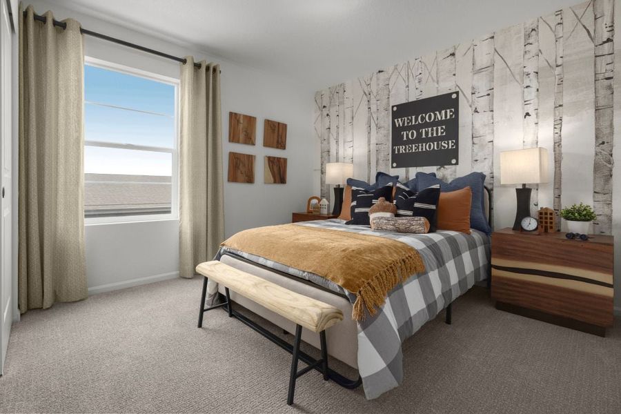 Representative furnished interior of a home built from the 2138 Modeled by KB Home in Windler Wildflower, Aurora (Image 12).