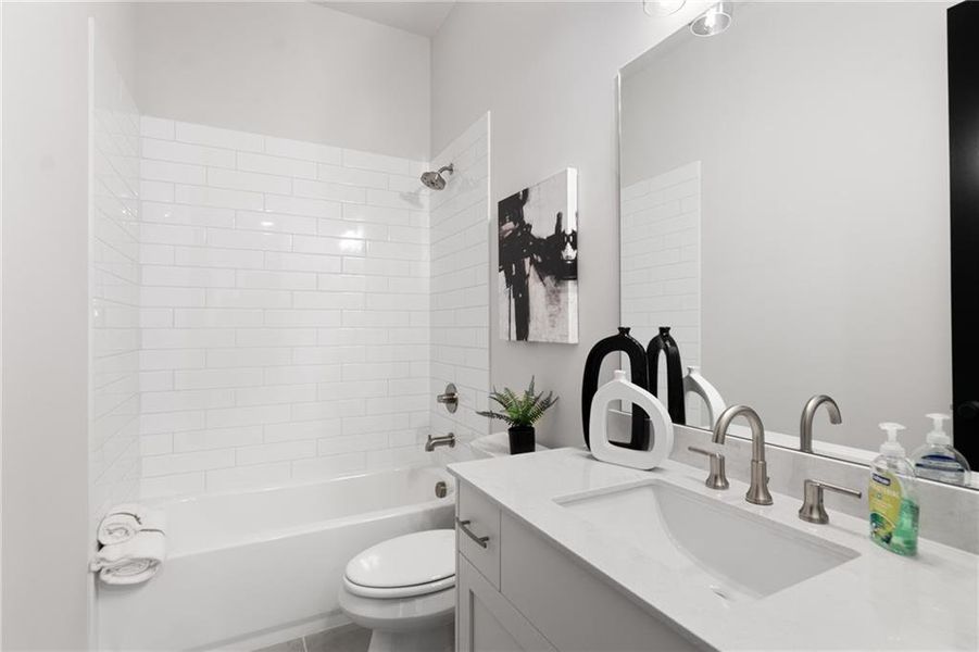 Furnished interior view inside a new home in Promenade at Sawnee Village, Cumming (Image 29).