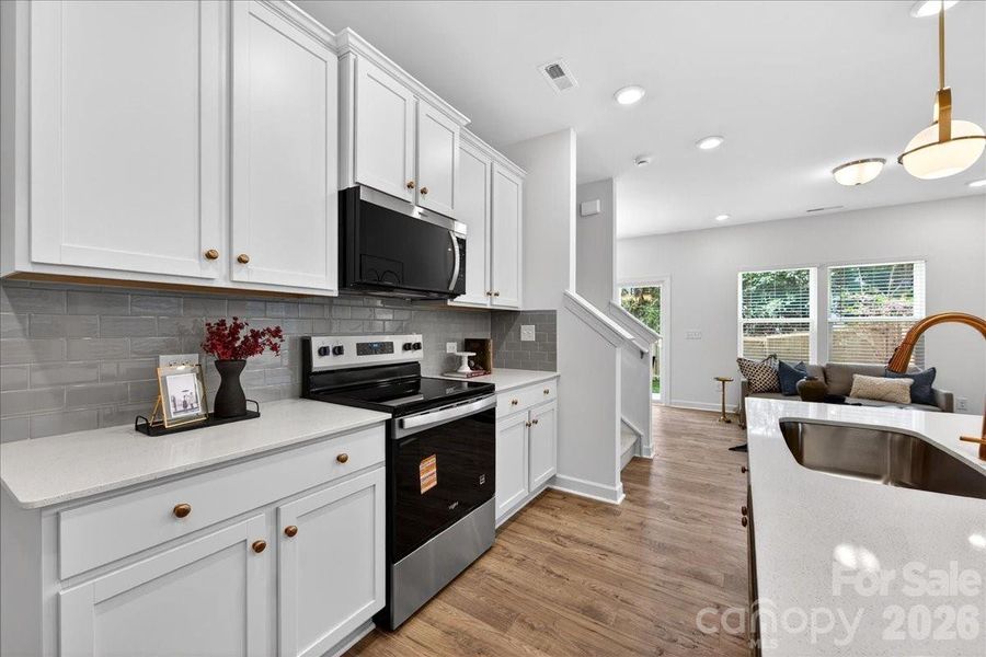 Furnished interior view inside a new home in , Charlotte (Image 7).