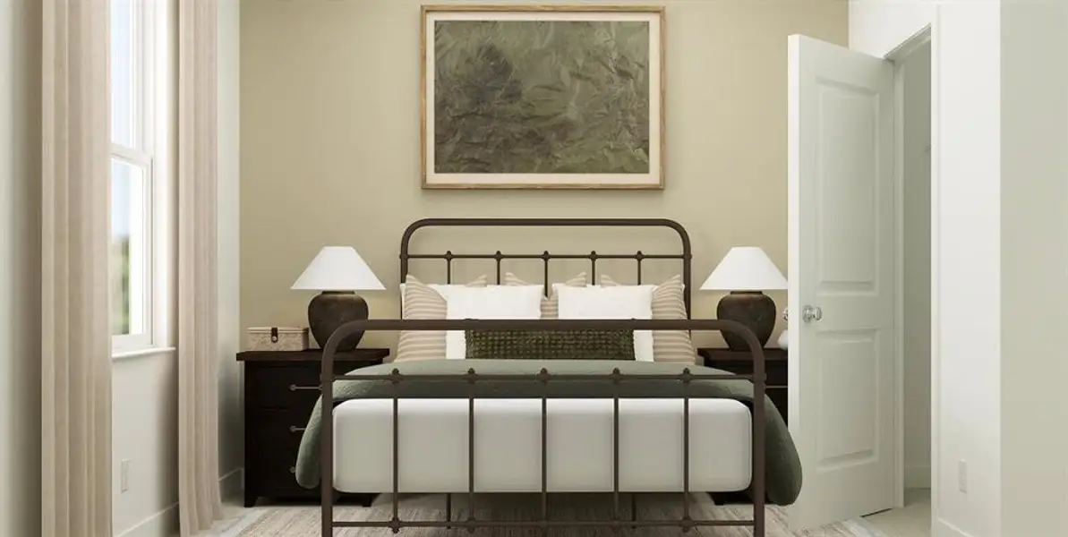 Furnished interior view inside a new home in Crossvine Village, LaGrange (Image 7).