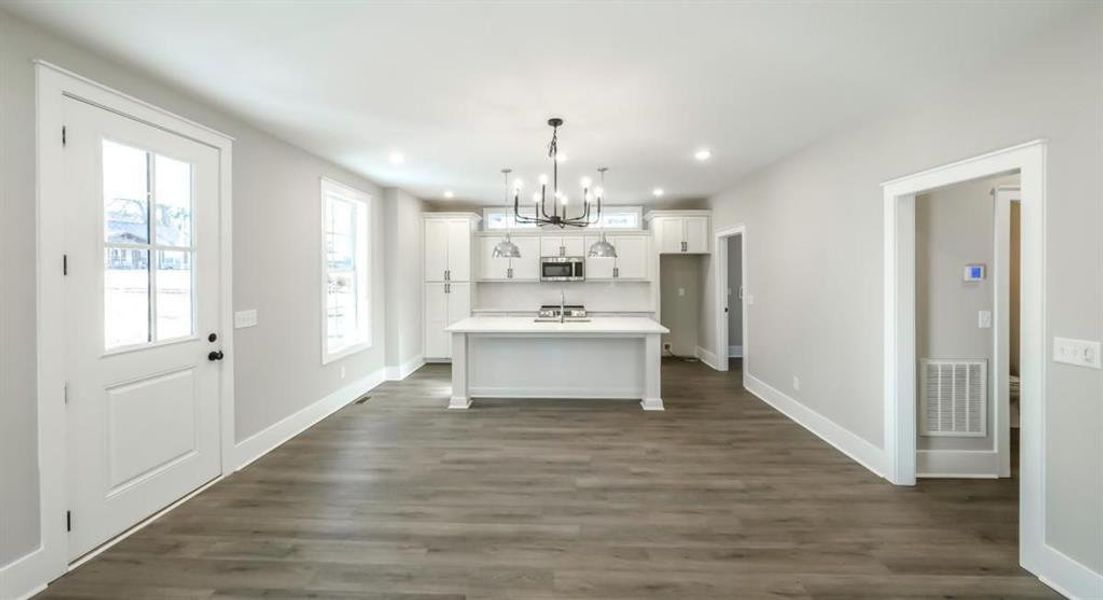 Spacious, unfurnished interior of a new home in , Bowdon (Image 25).