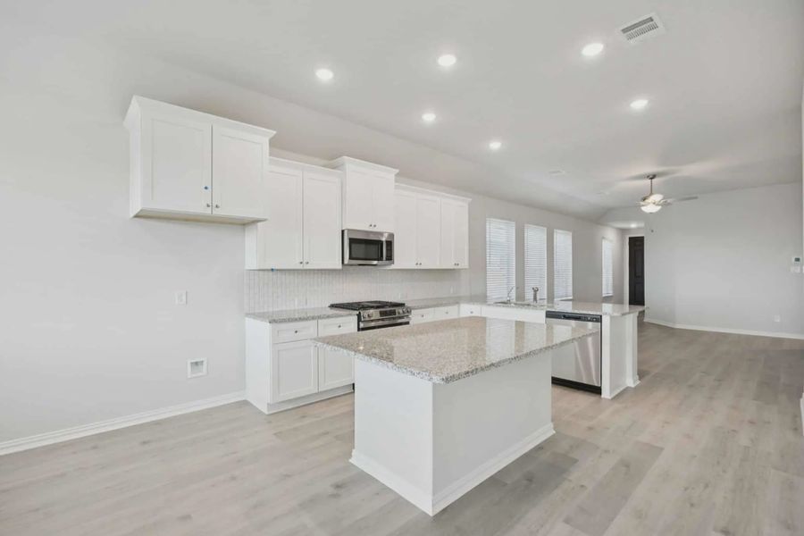 Furnished interior view inside a new home in Bel Air Village, Sherman (Image 4). Furnished interior view inside a new home in Bel Air Village, Sherman (Image 4).