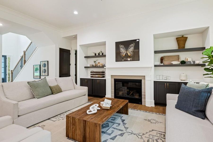Furnished interior view inside a new home in White Post on Lake Lanier, Gainesville (Image 3). Furnished interior view inside a new home in White Post on Lake Lanier, Gainesville (Image 3).