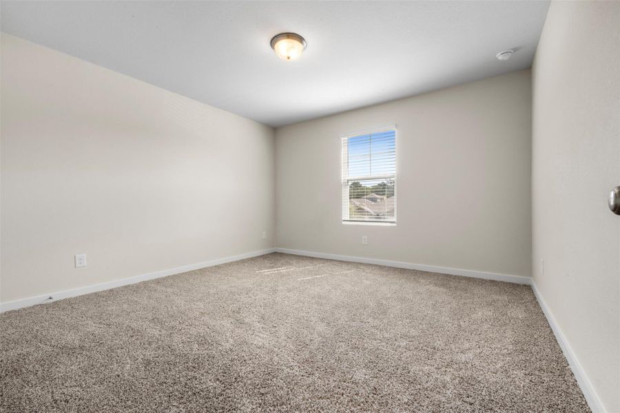 Secondary bedroom located upstairs