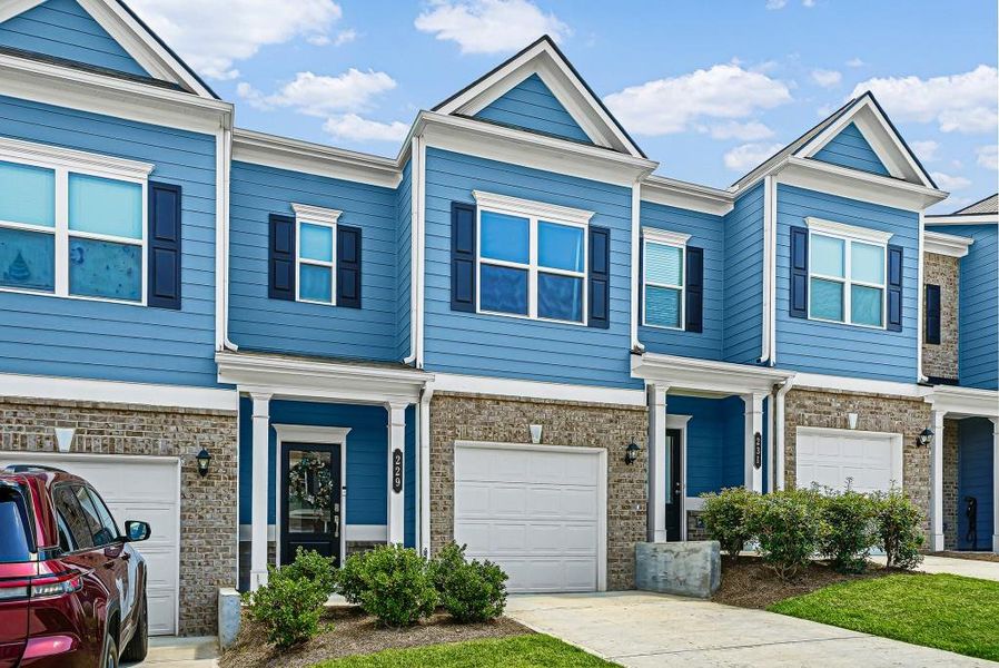 Front exterior of a new home in , Cartersville, GA, highlighting curb appeal (Image 27).