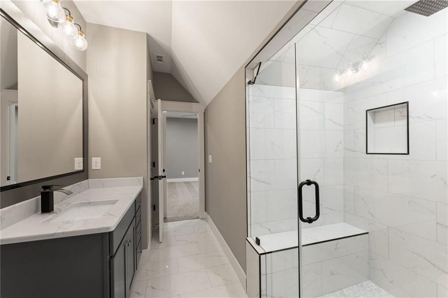 Furnished interior view inside a new home in , Ball Ground (Image 38).