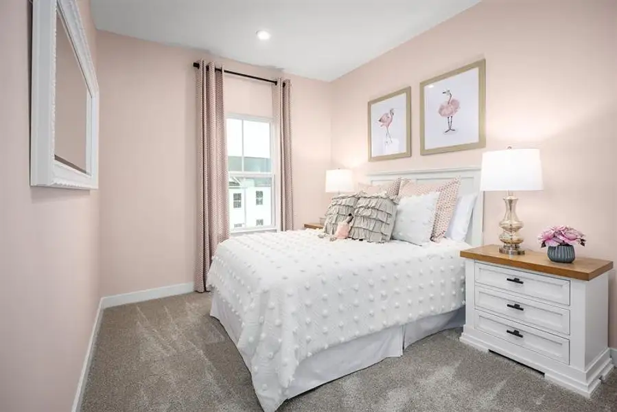 Furnished interior view inside a new home in Edenbrook, Charlotte (Image 11).