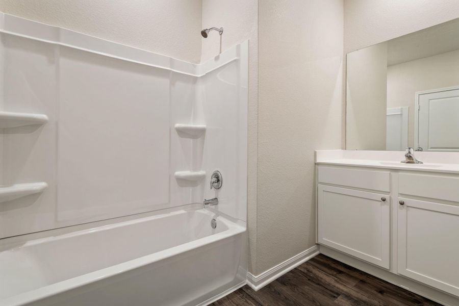 Furnished interior view inside a new home in Trails at Cochran Ranch, Waller (Image 3).