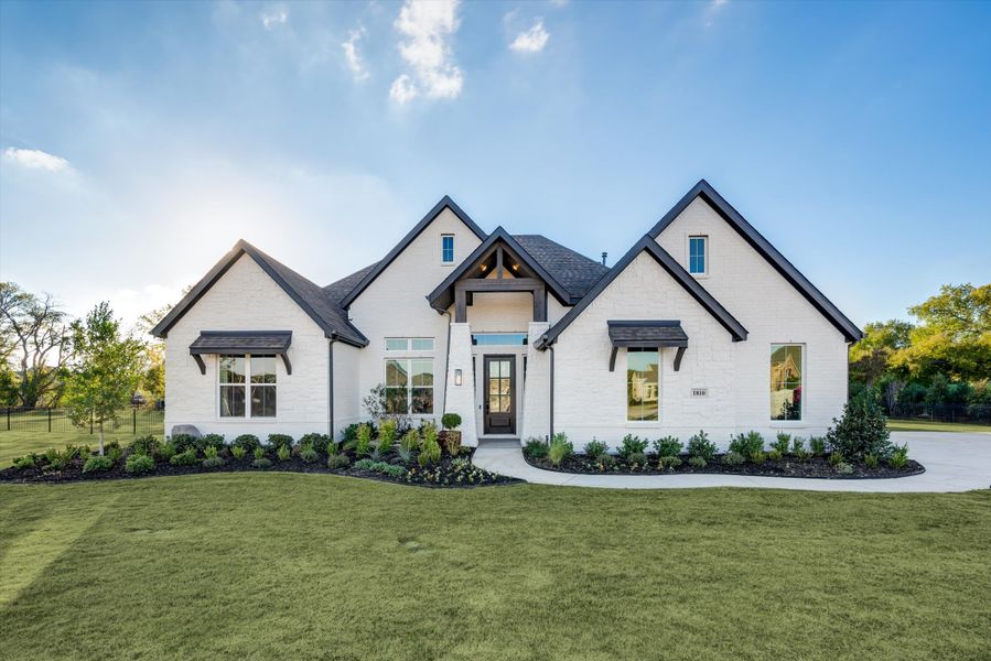 Representative exterior photo of a completed home built from the Carleigh by Our Country Homes in Enchanted Creek, Lucas, TX (Image 5).