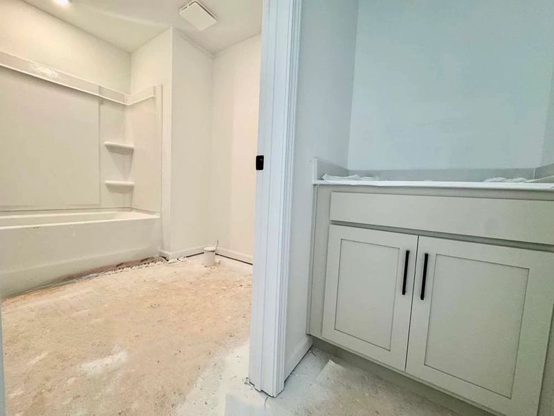 Bathroom Two Construction Progress