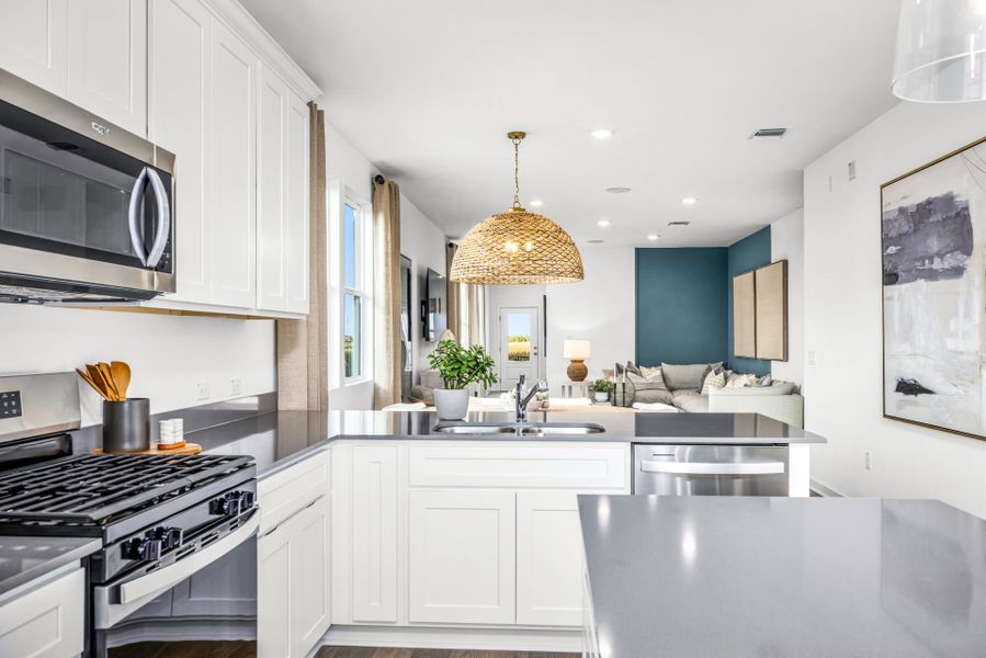 Representative furnished interior of a home built from the Afton by Centex in Larson Crossing, Elgin (Image 14).