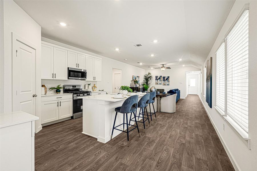 Furnished interior view inside a new home in Tamarron, Fulshear (Image 3).