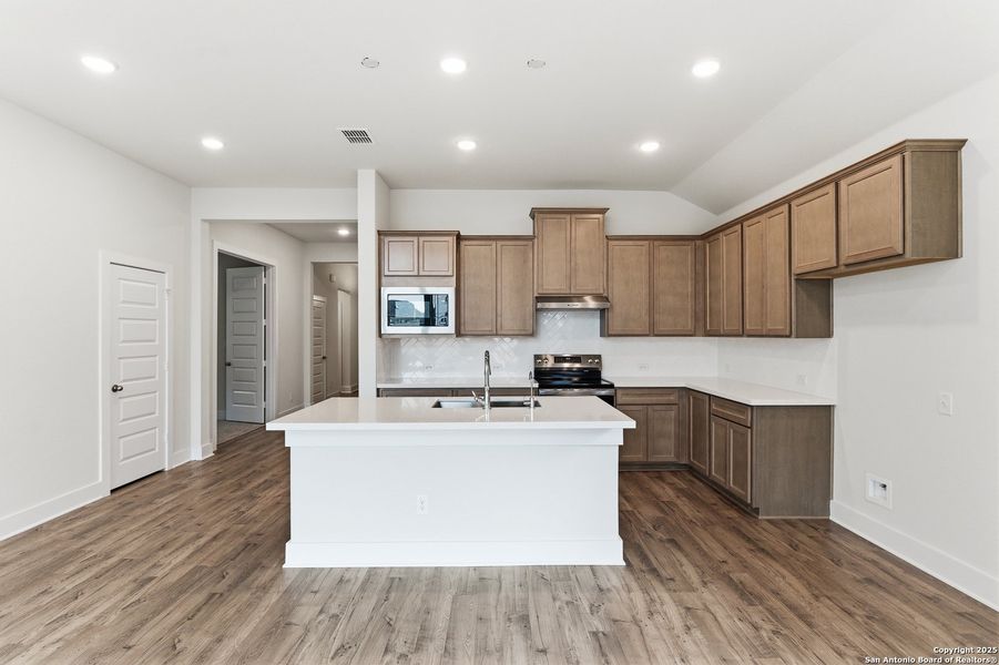 Furnished interior view inside a new home in Alsatian Oaks, Castroville (Image 13).