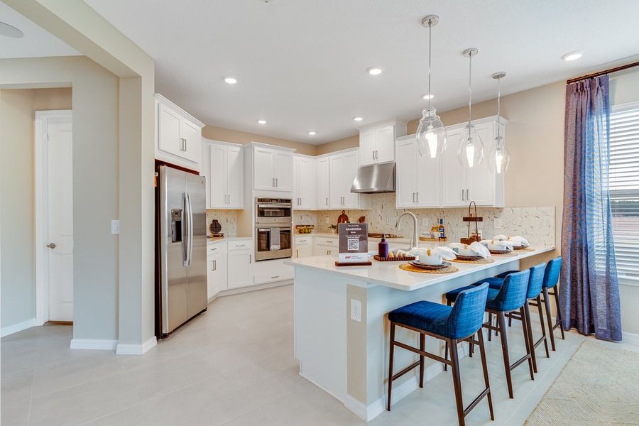 Furnished interior view inside a new home in Center Lake Ranch Community Group Page, St. Cloud (Image 5).