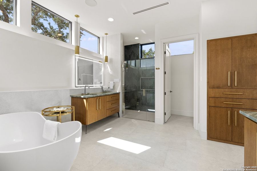 Furnished interior view inside a new home in , San Antonio (Image 26).