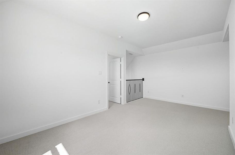 Spacious, unfurnished interior of a new home in Pecan Square: 50ft. lots, Northlake (Image 14). Spacious, unfurnished interior of a new home in Pecan Square: 50ft. lots, Northlake (Image 14).