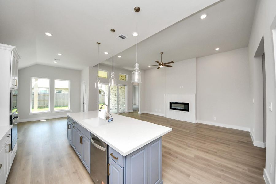 Furnished interior view inside a new home in Amira: Heritage Collection, Tomball (Image 7). Furnished interior view inside a new home in Amira: Heritage Collection, Tomball (Image 7).