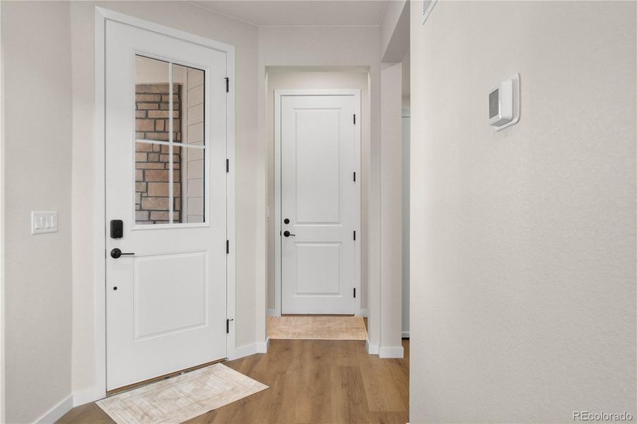 Entry front door view