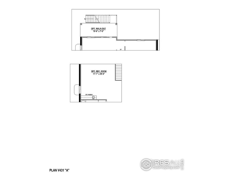 2D floor plan layout of this home in Barefoot Lakes, Firestone, CO (Image 4).