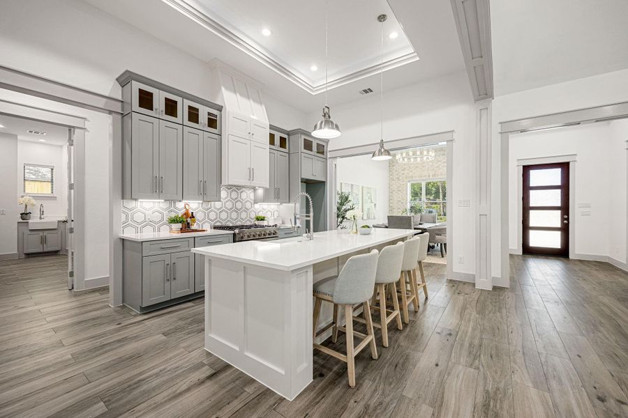 Furnished interior view inside a new home in , Houston (Image 9).