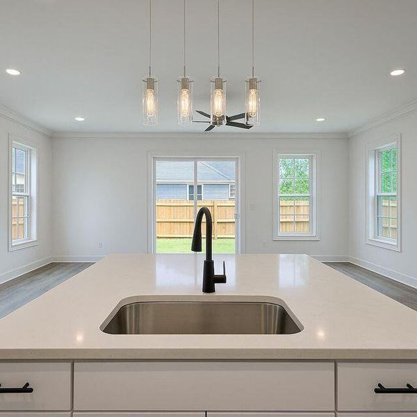 Furnished interior view inside a new home in , North Charleston (Image 8).