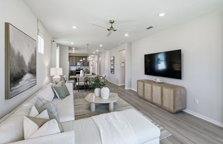 Representative furnished interior of a home built from the Contour by Del Webb in Del Webb Explore North River Ranch, Parrish (Image 6).